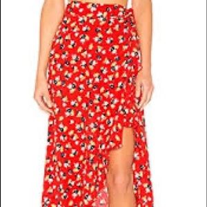 Faithful the Brand Celeste Wrap Skirt SZ M